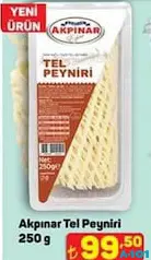 AKPINAR TEL PEYNİRİ 250 G fiyat ve kampanya bilgisi
